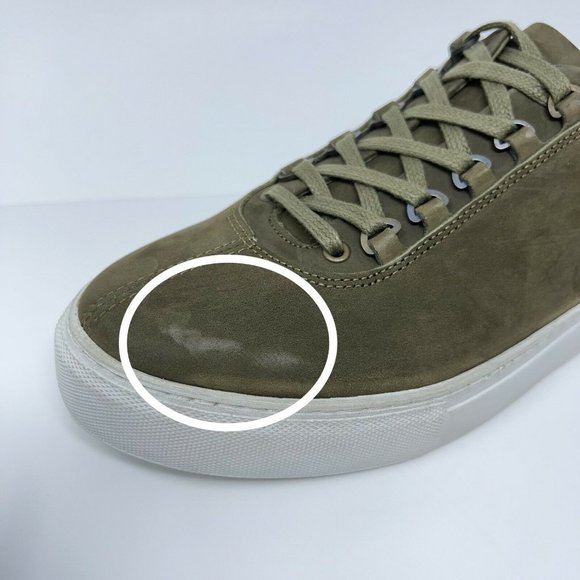 K-Swiss Mens Sneaker Shoes Green Lace Up Low Top Leather 13 EUR 47 New - Picture 11 of 12